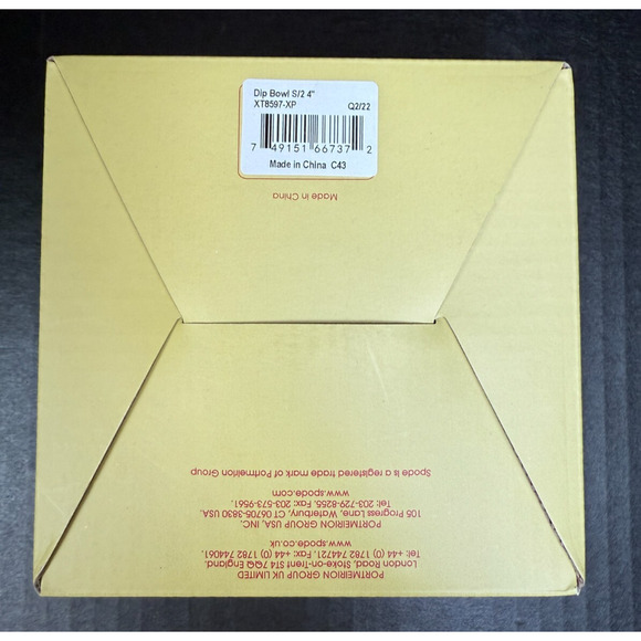 Spode Christmas Tree Dip Bowls "Naughty" & "Nice" NEW Set of 2 - Picture 4 of 6